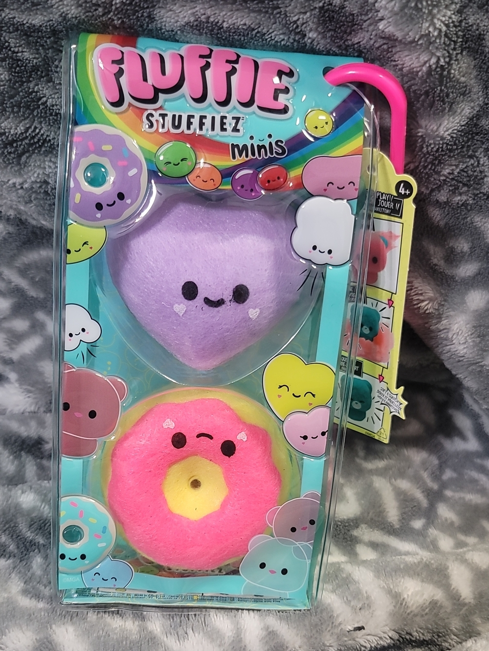 Fluffie Stuffiez Minis Plush Toy Set - MGA Brand - Pink & Purple